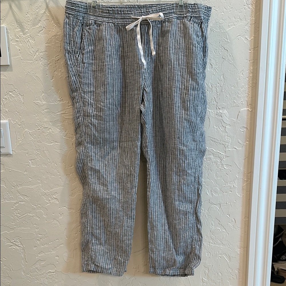 Caslon black and White Cropped Pants with Relaxed Fit